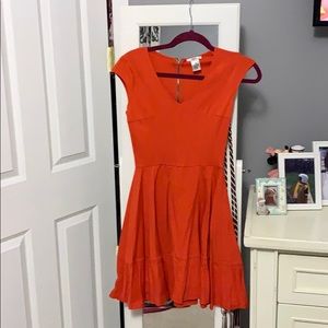 Coral dress